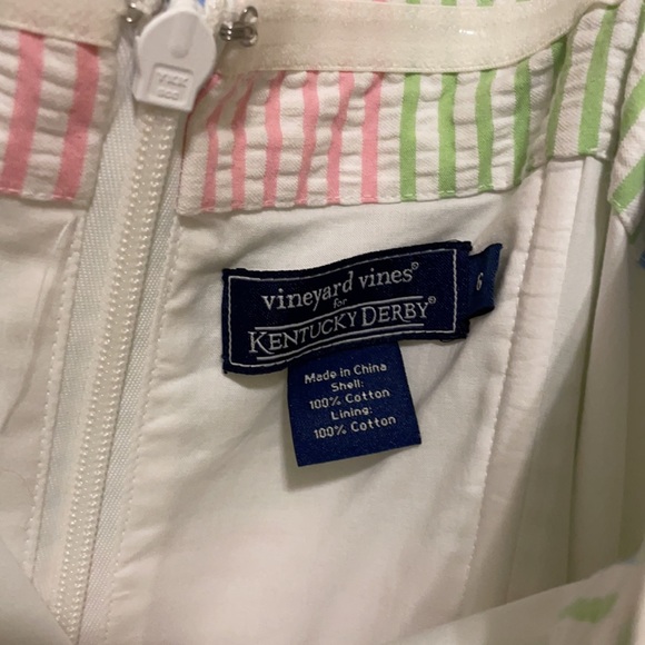 Vineyard Vines Kentucky Derby Dress Strapless - Picture 3 of 5